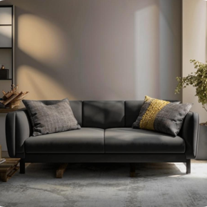 Ember 4-shelf Bookcase Dark Oak and Sandy Black